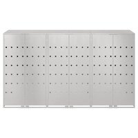 Containerberging voor 3 bakken Zilver 340 x 77.5 x 115.5 cm 6