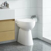 Randloos Toilet 7 cm extra hoogte soft-close keramiek wit 4