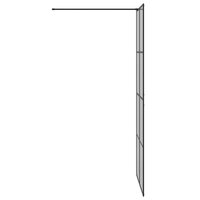 Inloopdouchewand Zwart 90 x 195 cm gehard glas 5