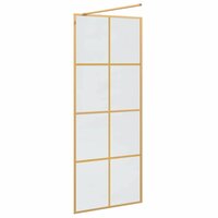 Inloopdouchewand Goud 80 x 195 cm gehard glas 6