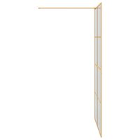Inloopdouchewand Goud 115 x 195 cm gehard glas 5