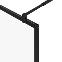 Inloopdouchewand Zwart 80 x 195 x 0.5 cm Glas en Aluminium 6