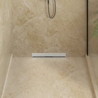 Wandgemonteerde Douche Afvoer Zilver 50 cm Roestvrij staal 304 3