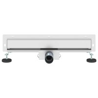 Wandgemonteerde Douche Afvoer Zilver 50 cm Roestvrij staal 304 4