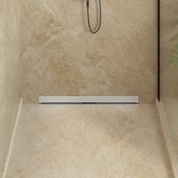 Wandgemonteerde Douche Afvoer Zilver 80 cm Roestvrij staal 304 3