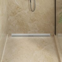Wandgemonteerde Douche Afvoer Zilver 90 cm Roestvrij staal 304 3