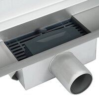 Wandgemonteerde Douche Afvoer Zilver 90 cm Roestvrij staal 304 9