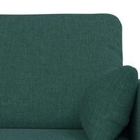 Bankstel 2 pcs Donkergroen 139 x 78 x 80 cm Stof 6