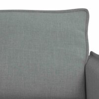 Bankstel 2 pcs Lichtgrijs 136 x 82 x 85 cm Stof 6