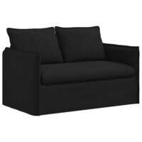 Bankstel 2 pcs Zwart 196 x 82 x 85 cm Stof 5