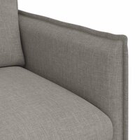 Bankstel 2 pcs Taupe 196 x 82 x 85 cm Stof 7