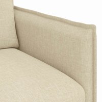 Bankstel 2 pcs Cr&egrave;me 196 x 82 x 85 cm Stof 7