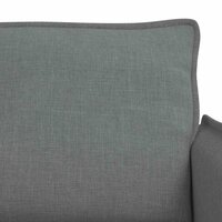 Bankstel 2 pcs Donkergrijs 196 x 82 x 85 cm Stof 6