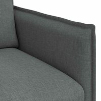 Bankstel 2 pcs Donkergrijs 196 x 82 x 85 cm Stof 7