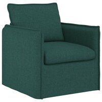 Bankstel 2 pcs Donkergroen 196 x 82 x 85 cm Stof 4