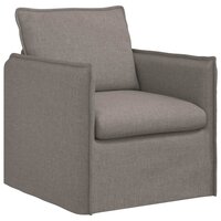 Bankstel 2 pcs Taupe 196 x 82 x 85 cm Stof 4