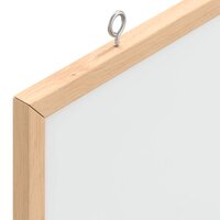 Magnetisch whiteboard met massief grenenhouten frame 60x30 cm 6