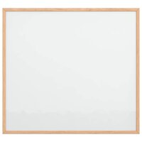 Magnetisch whiteboard met massief grenenhouten frame 60x55 cm 3