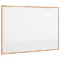 Magnetisch whiteboard met massief grenenhouten frame 80x55 cm 2