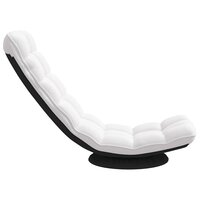 Vloerstoel draaibaar 70x51x79 cm stof wit 5