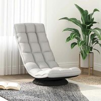 Vloerstoel draaibaar 70x51x79 cm stof wolkengrijs 3