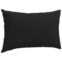 Sofa Kussens 2 pcs Zwart 50 x 30 cm Stof 5