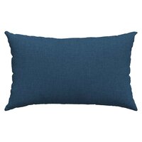 Sofa Kussens 2 pcs Blauw 50 x 30 cm Stof 6