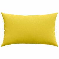 Sofa Kussens 2 pcs Lichtgeel 50 x 30 cm Stof 6