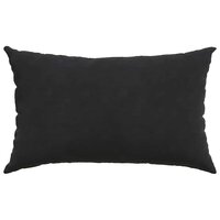Sofa Kussens 2 stuks Zwart 50 x 30 cm Cordstof 6