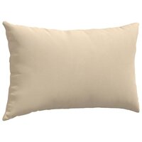 Sofa Kussens 2 stuks Cr&egrave;me 50 x 30 cm Stof 5