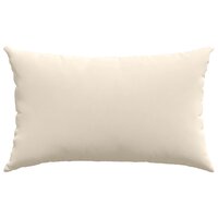 Sofa Kussens 2 stuks Beige 50 x 30 cm Stof 6