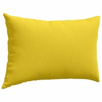 Sofa Kussens 2 pcs Lichtgeel 60 x 40 cm Stof 5