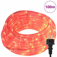 Lichtslangmet 2400 LED Rood 100 m PVC 3