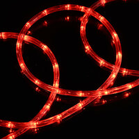 Lichtslangmet 2400 LED Rood 100 m PVC 8