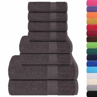 8-delige Handdoekenset FROGN 360 g/m&sup2; antraciet 2