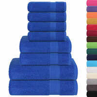 8-delige Handdoekenset FROGN 360 g/m&sup2; blauw 2