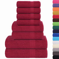 8-delige Handdoekenset FROGN 360 g/m&sup2; bordeaux 2