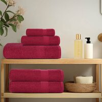 8-delige Handdoekenset FROGN 360 g/m&sup2; bordeaux 3