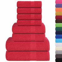8-delige Handdoekenset FROGN 360 g/m&sup2; rood 2