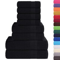 8-delige Handdoekenset FROGN 360 g/m&sup2; zwart 2