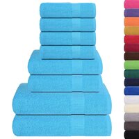 8-delige Handdoekenset FROGN 360 g/m&sup2; turquoise 2