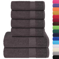 6-delige Handdoekenset FROGN 360 g/m&sup2; antraciet 2