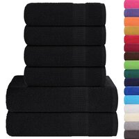 6-delige Handdoekenset FROGN 360 g/m&sup2; zwart 2