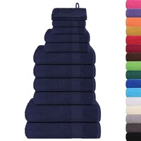12-delige Handdoekenset FROGN 360 g/m&sup2; marineblauw 2