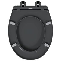 Toiletzitting Antraciet 47 x 37 x 4 cm Duroplast 5