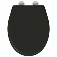 Toiletzitting Zwart 47 x 37 x 4 cm Duroplast 8