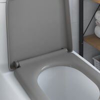 Toiletzitting Grijs 49 x 36 x 4 cm Duroplast 4