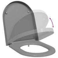Toiletzitting Grijs 49 x 36 x 4 cm Duroplast 9