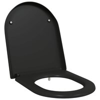 Toiletzitting Zwart 49 x 36 x 4 cm Duroplast 2