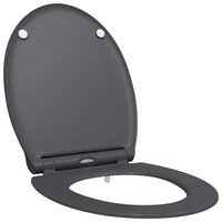 Toiletzitting Antraciet 47 x 37,5 x 3,8 cm Duroplast 2